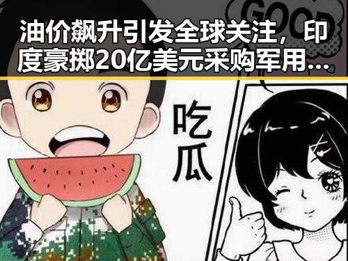 油价飙升引发全球关注,印度豪掷20亿美元采购军用无人机形成鲜明对比